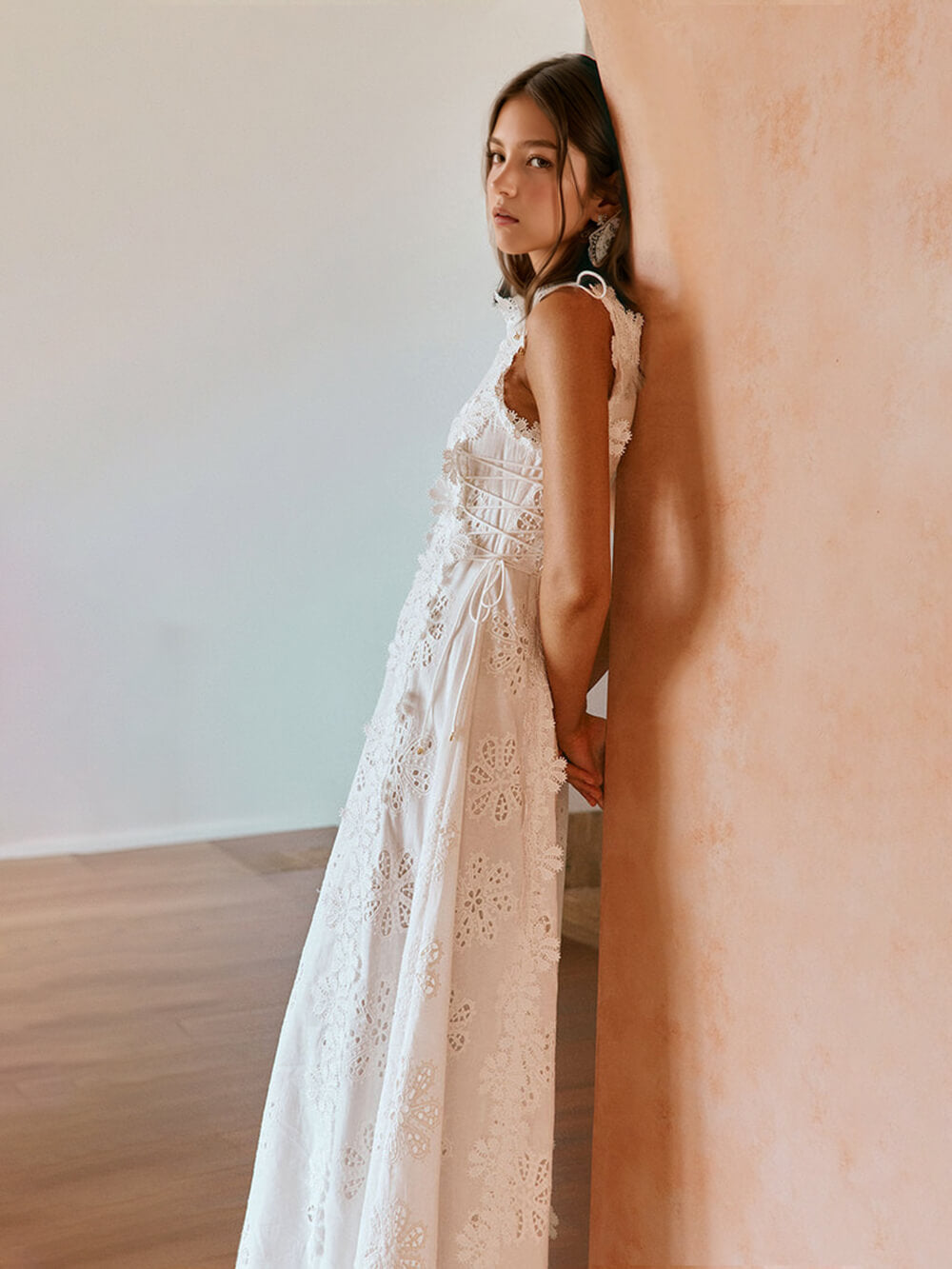 SOPHIE | Elegante vestido largo de encaje