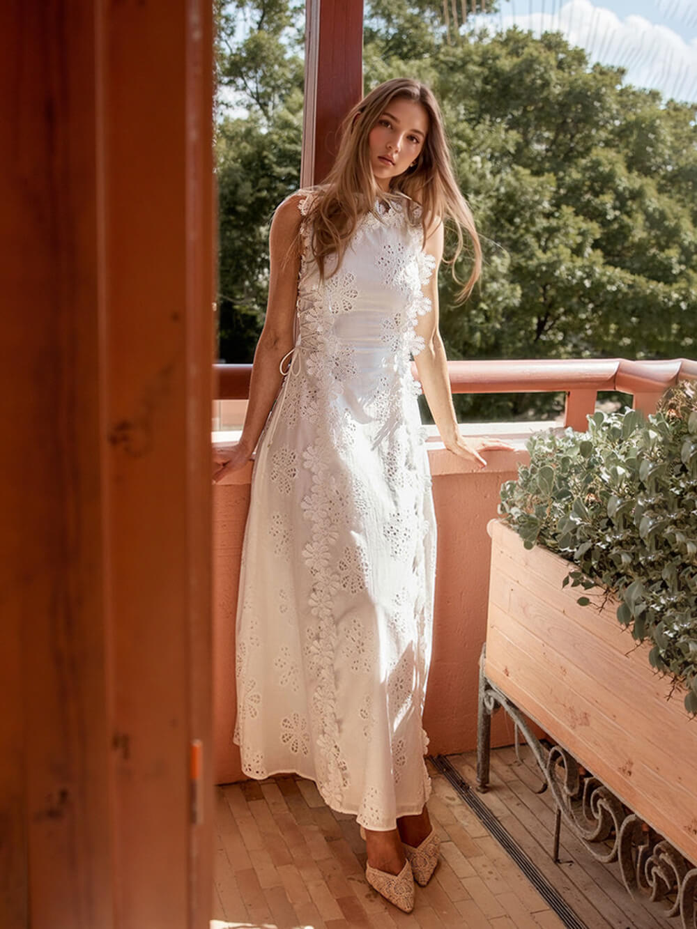 SOPHIE | Elegante vestido largo de encaje
