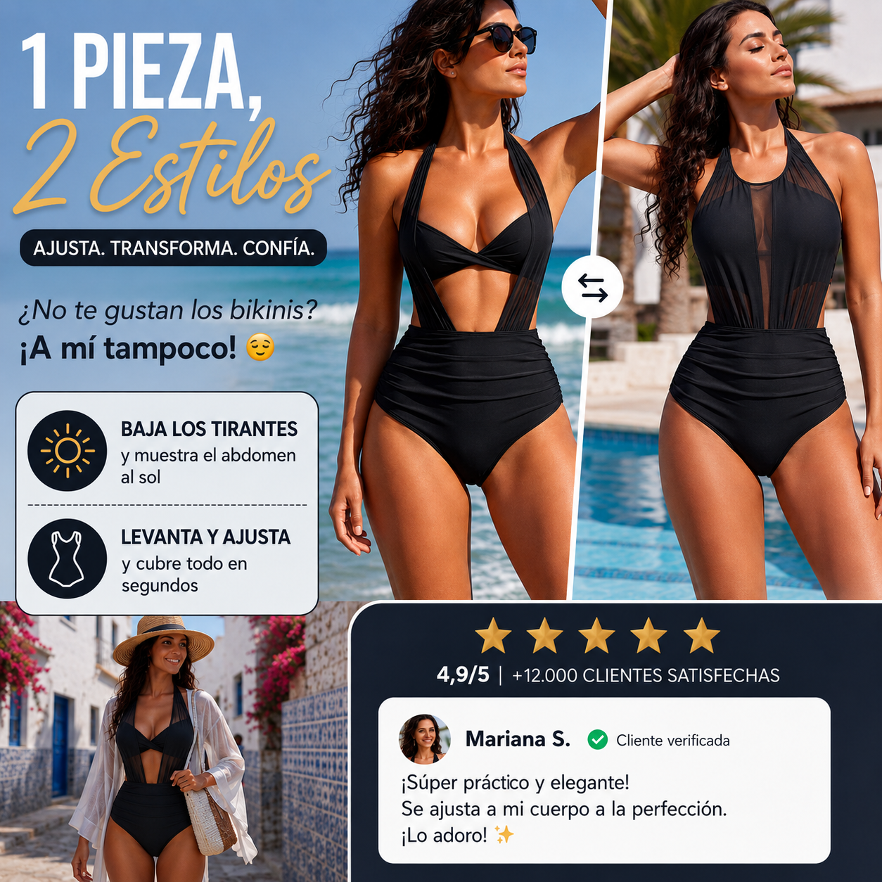 Bañador Versatile Mesh