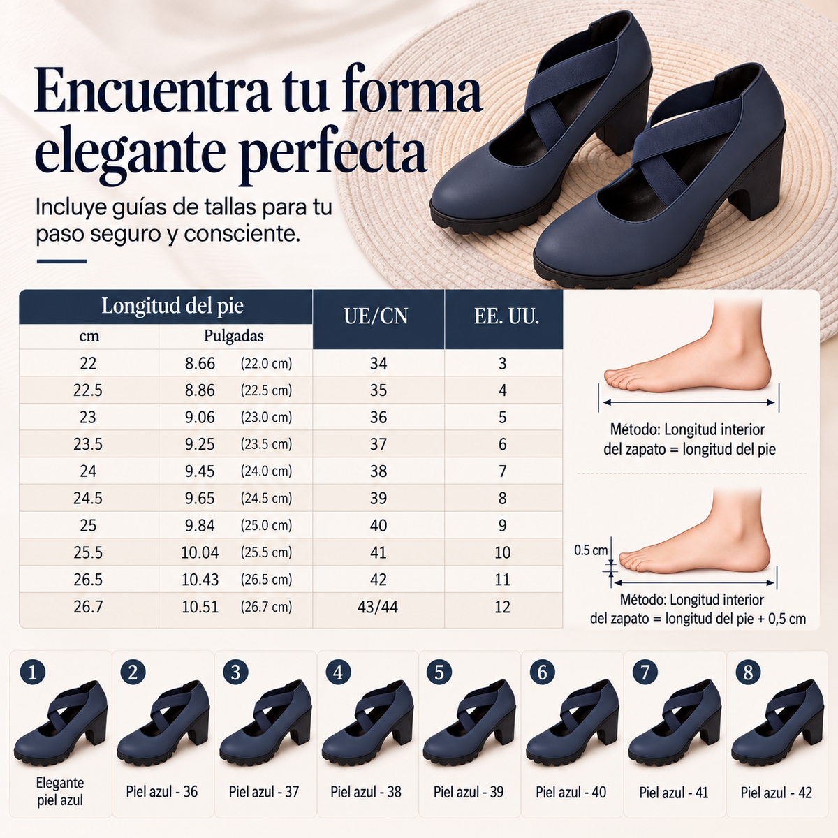 Tacones Amélie™ – Elegancia y Comodidad en Cada Paso