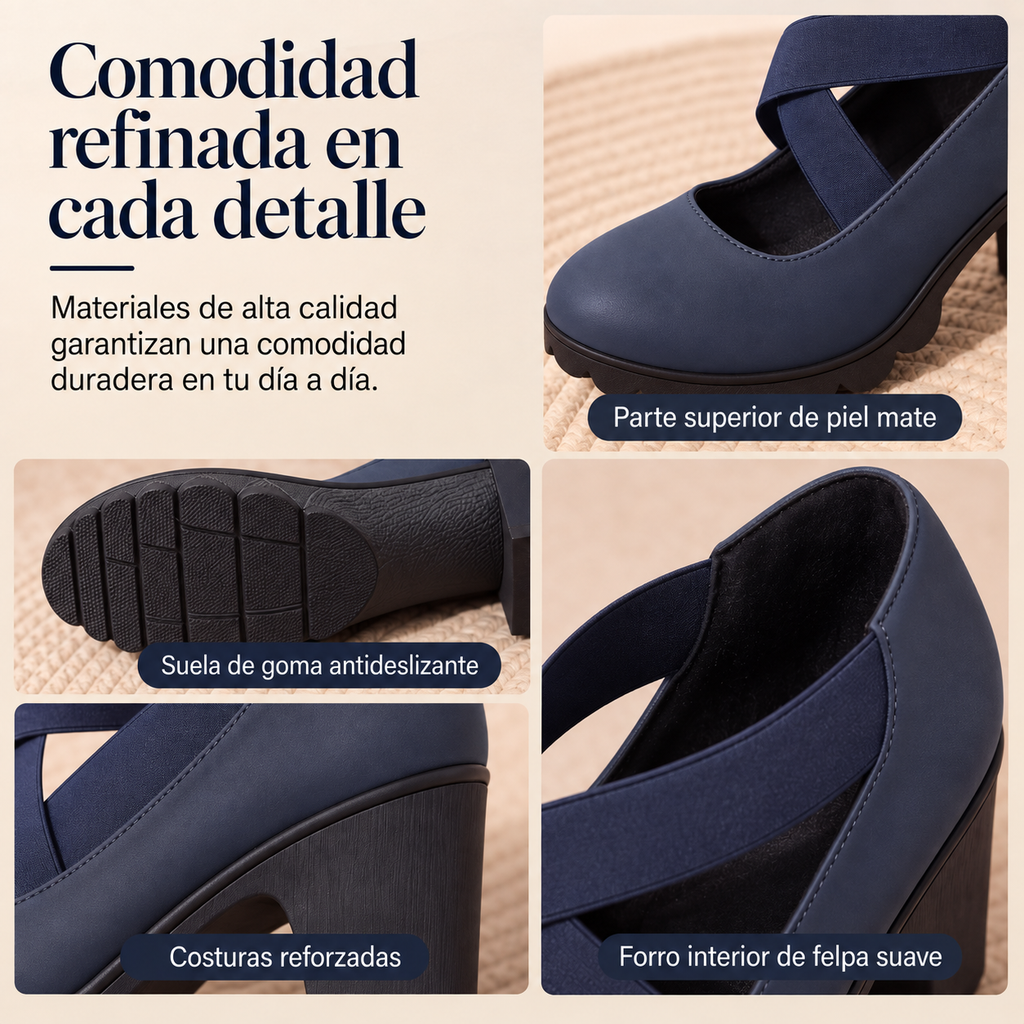 Tacones Amélie™ – Elegancia y Comodidad en Cada Paso