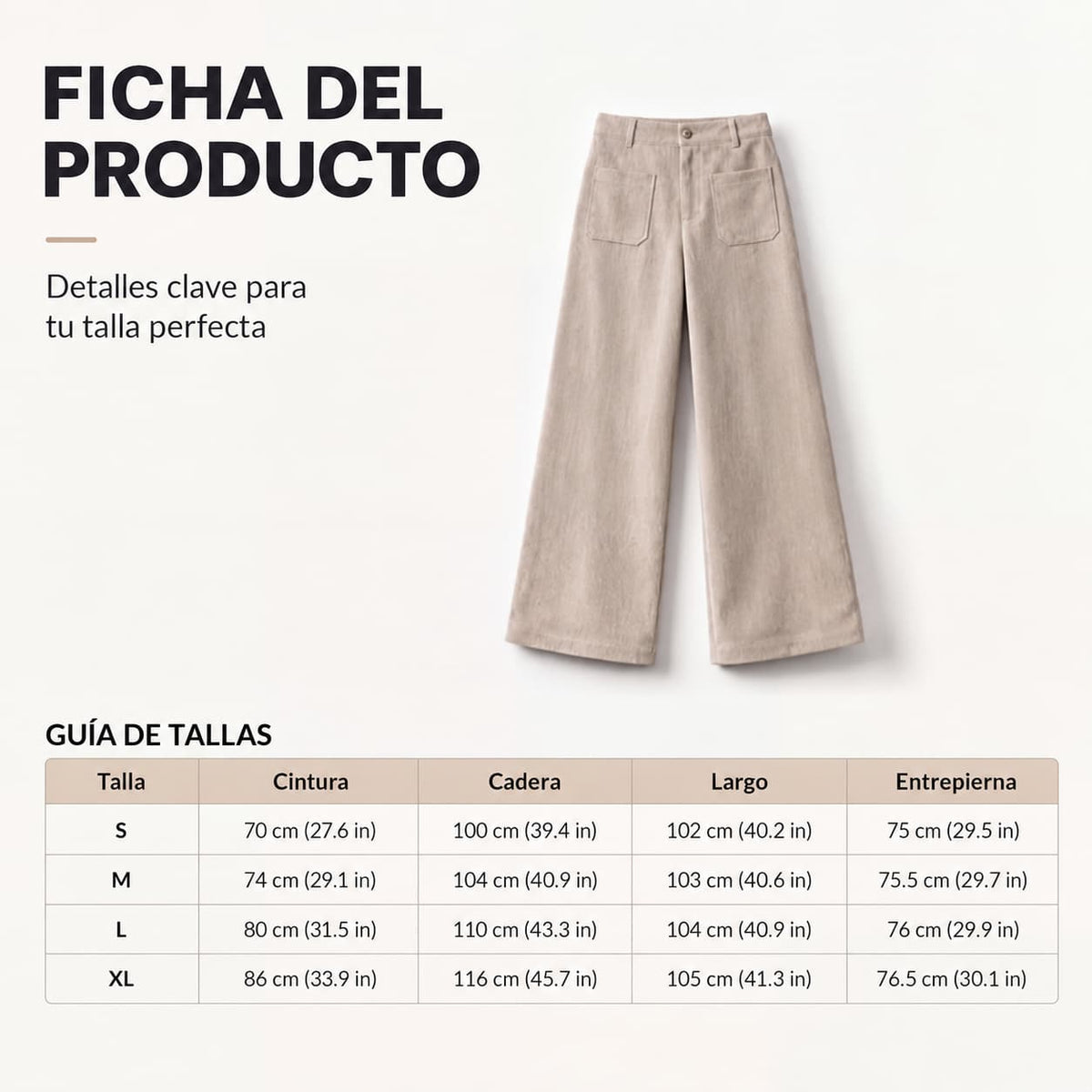 Pantalón Lucía – Pana de Pierna Ancha