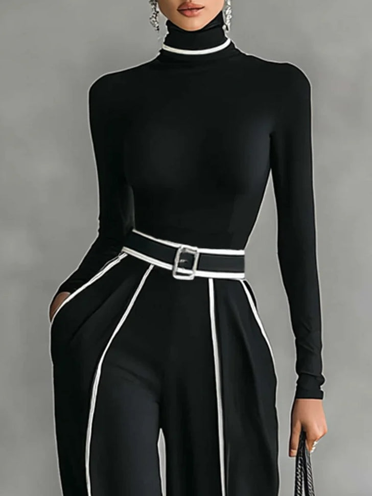VENA | Conjunto de dos piezas con detalles en contraste