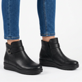 Botines Lisa negro, vista 3/4
