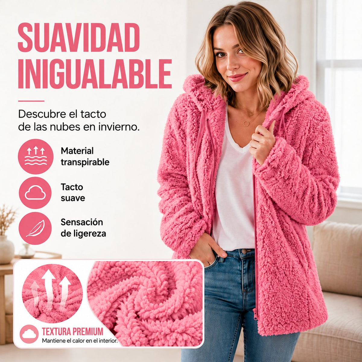 Chaqueta Menorca suavidad inigualable