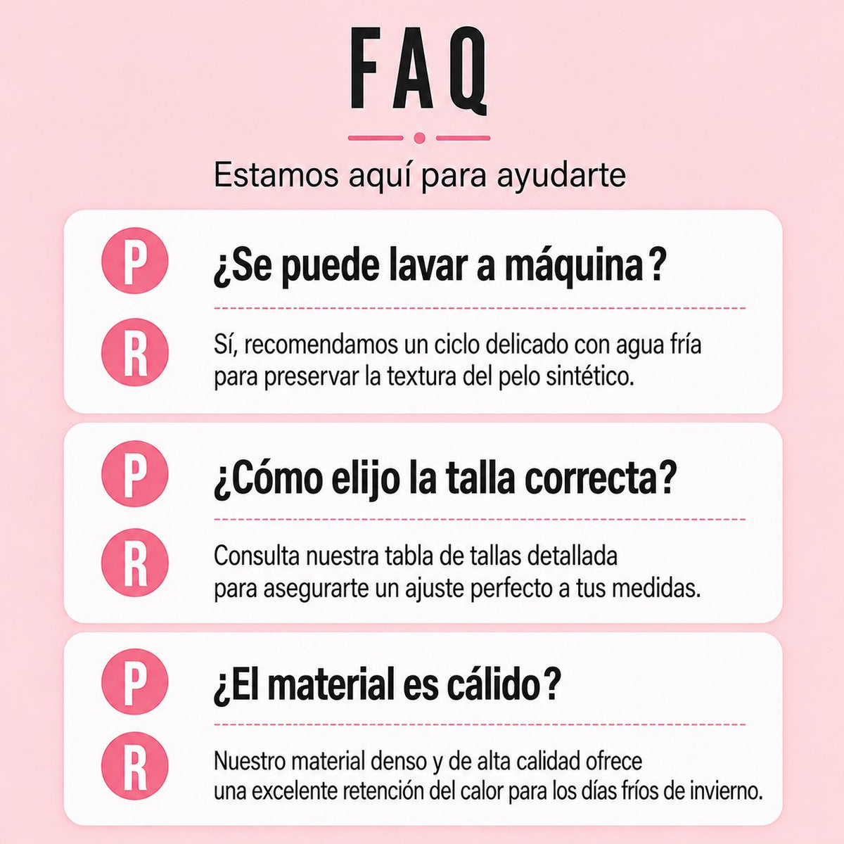 Chaqueta Menorca preguntas frecuentes