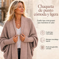 Cárdigan Palma de punto cómodo y ligero
