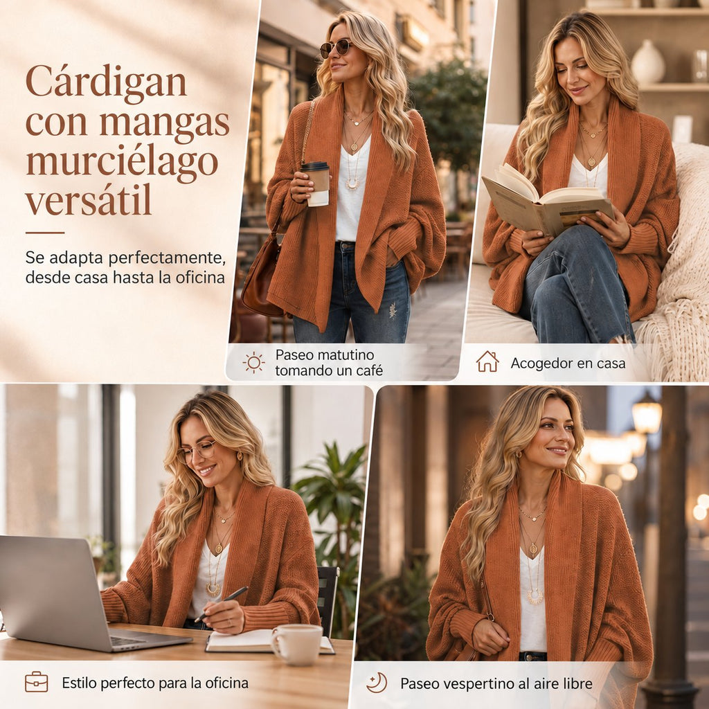 Cárdigan Palma versátil