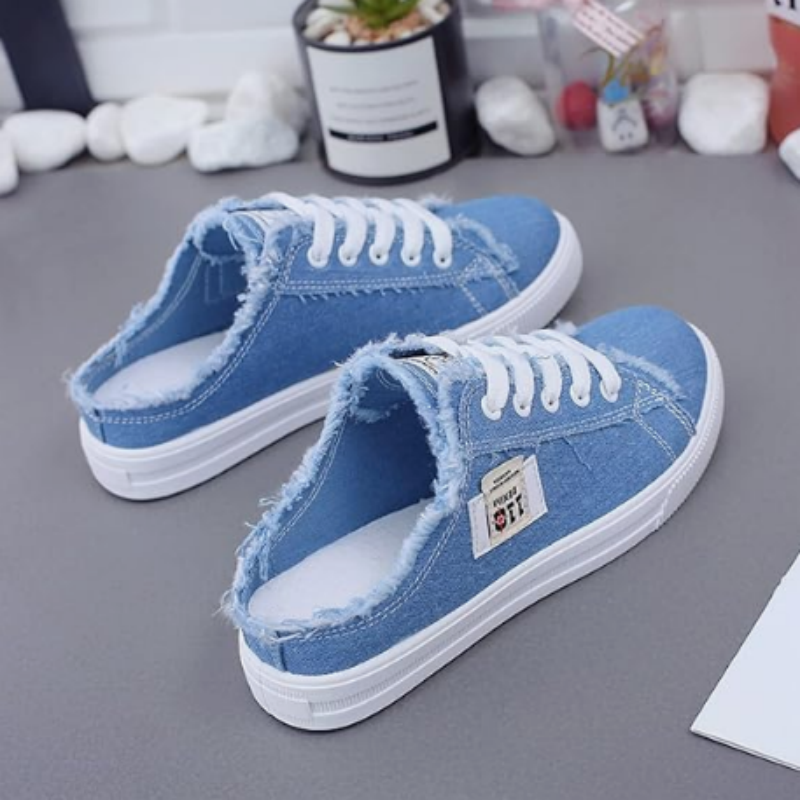 Indie Denim Mule | Zapatillas vaqueras tipo mule para mujer