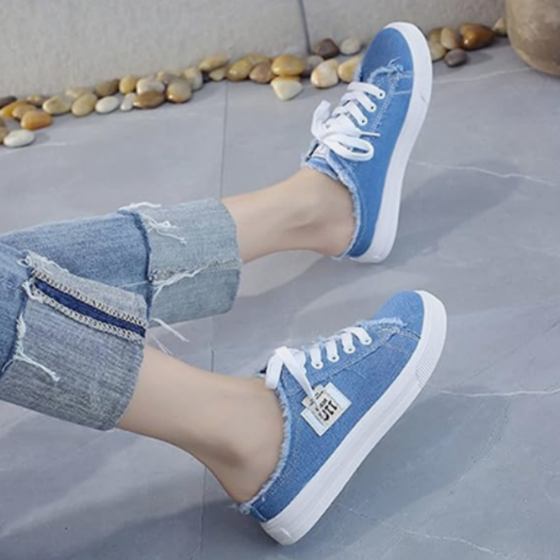Indie Denim Mule | Zapatillas vaqueras tipo mule para mujer
