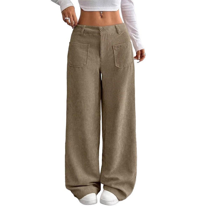 Pantalón Lucía – Pana de Pierna Ancha
