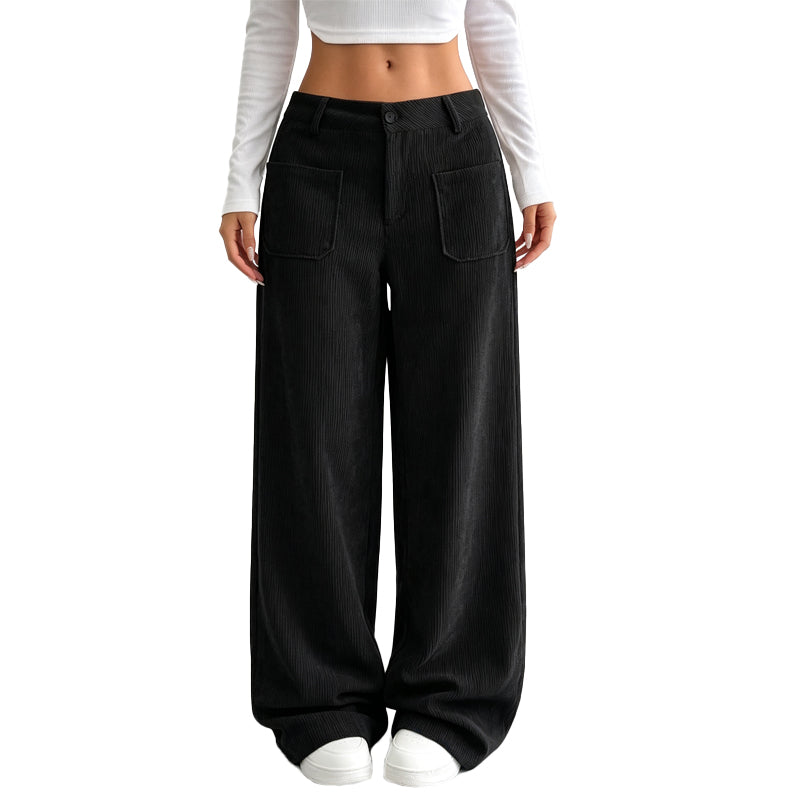 Pantalón Lucía – Pana de Pierna Ancha