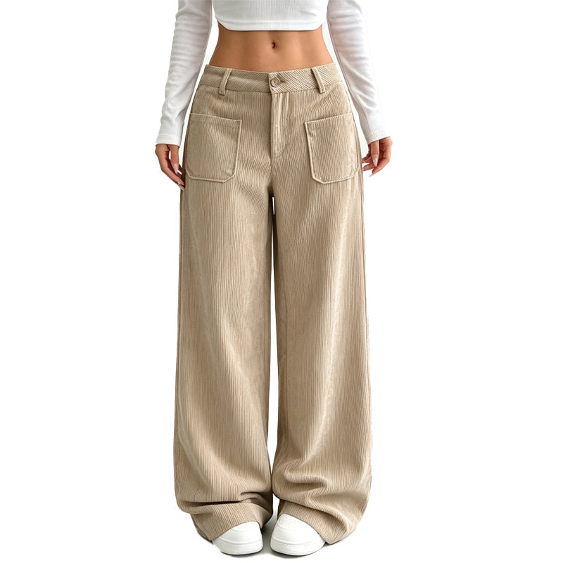 Pantalón Lucía – Pana de Pierna Ancha