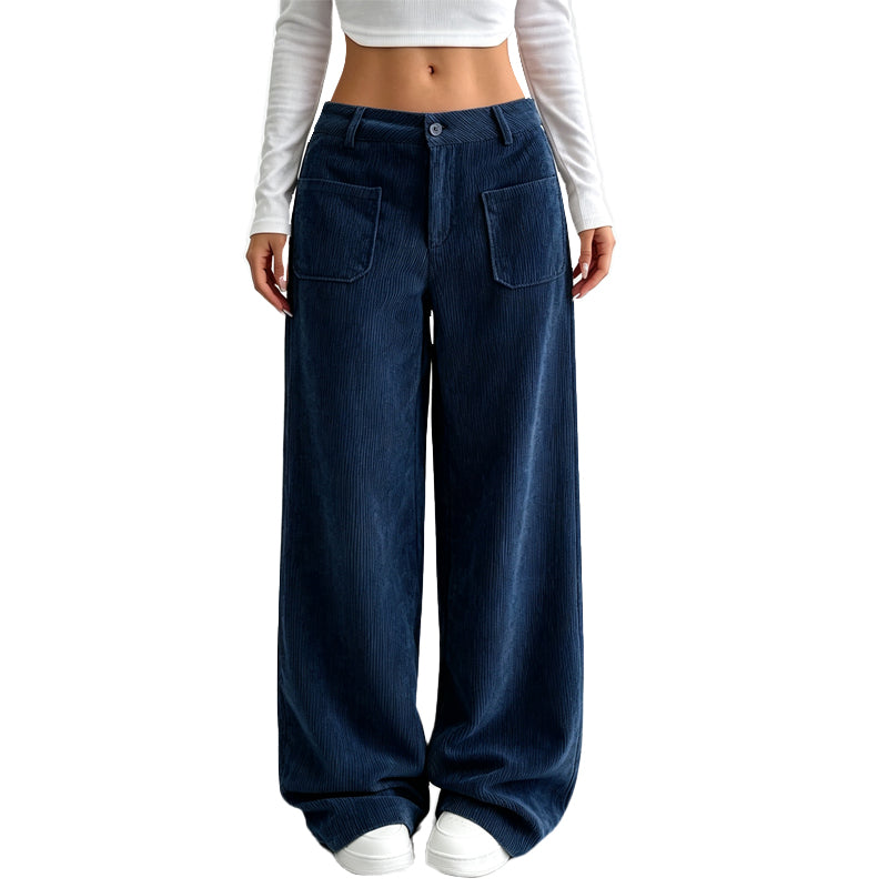 Pantalón Lucía – Pana de Pierna Ancha